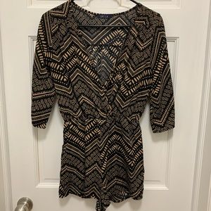 3/4 sleeve romper